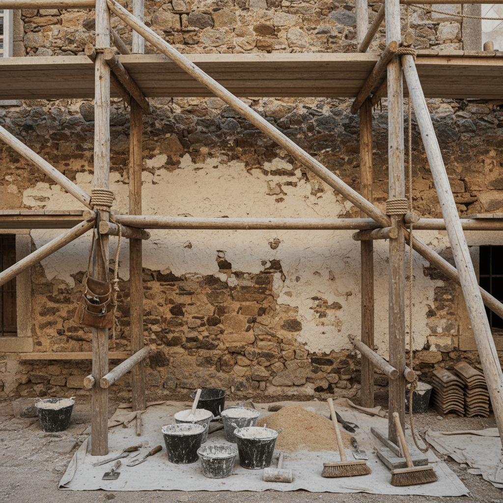 Chantier restauration patrimoine