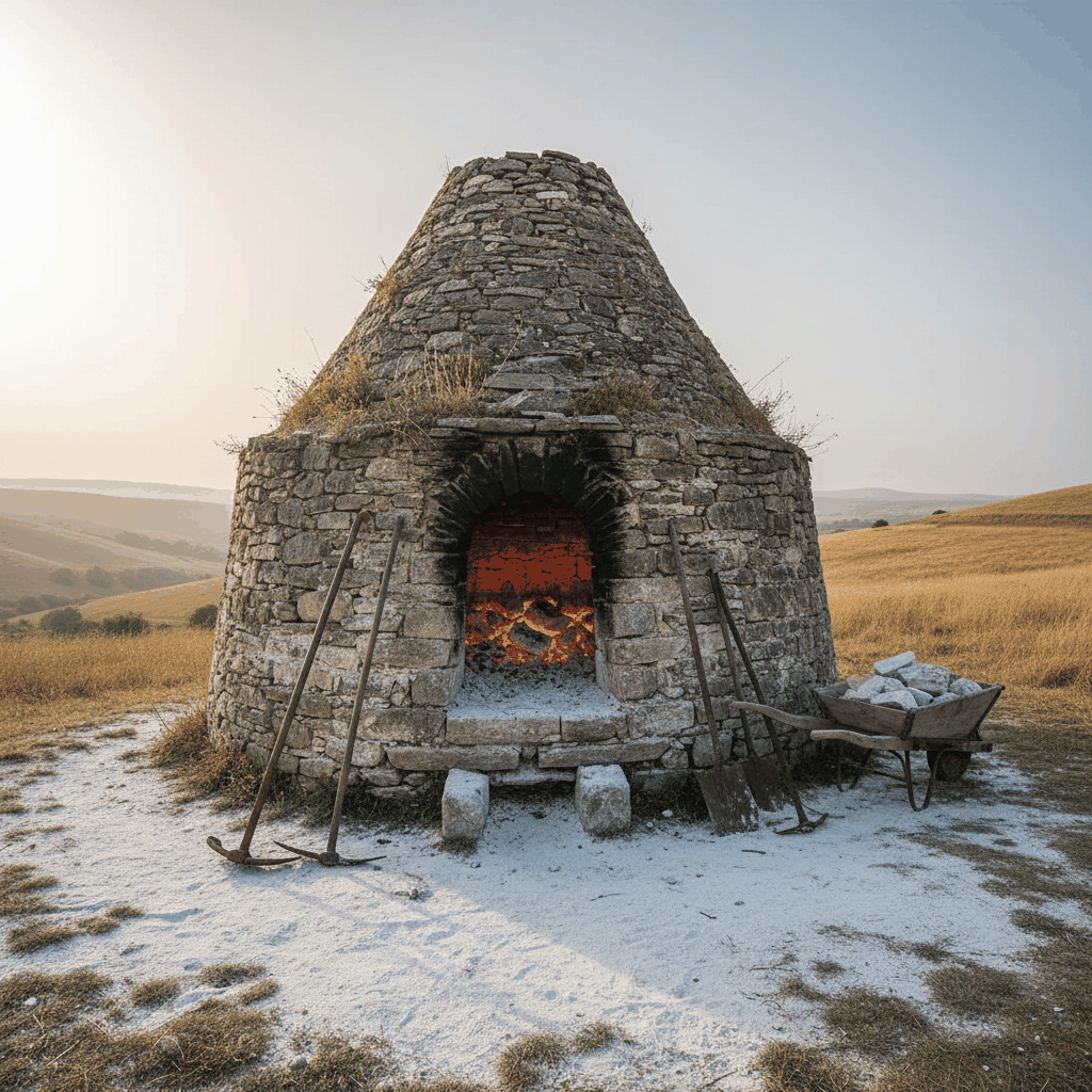 Four à chaux traditionnel
